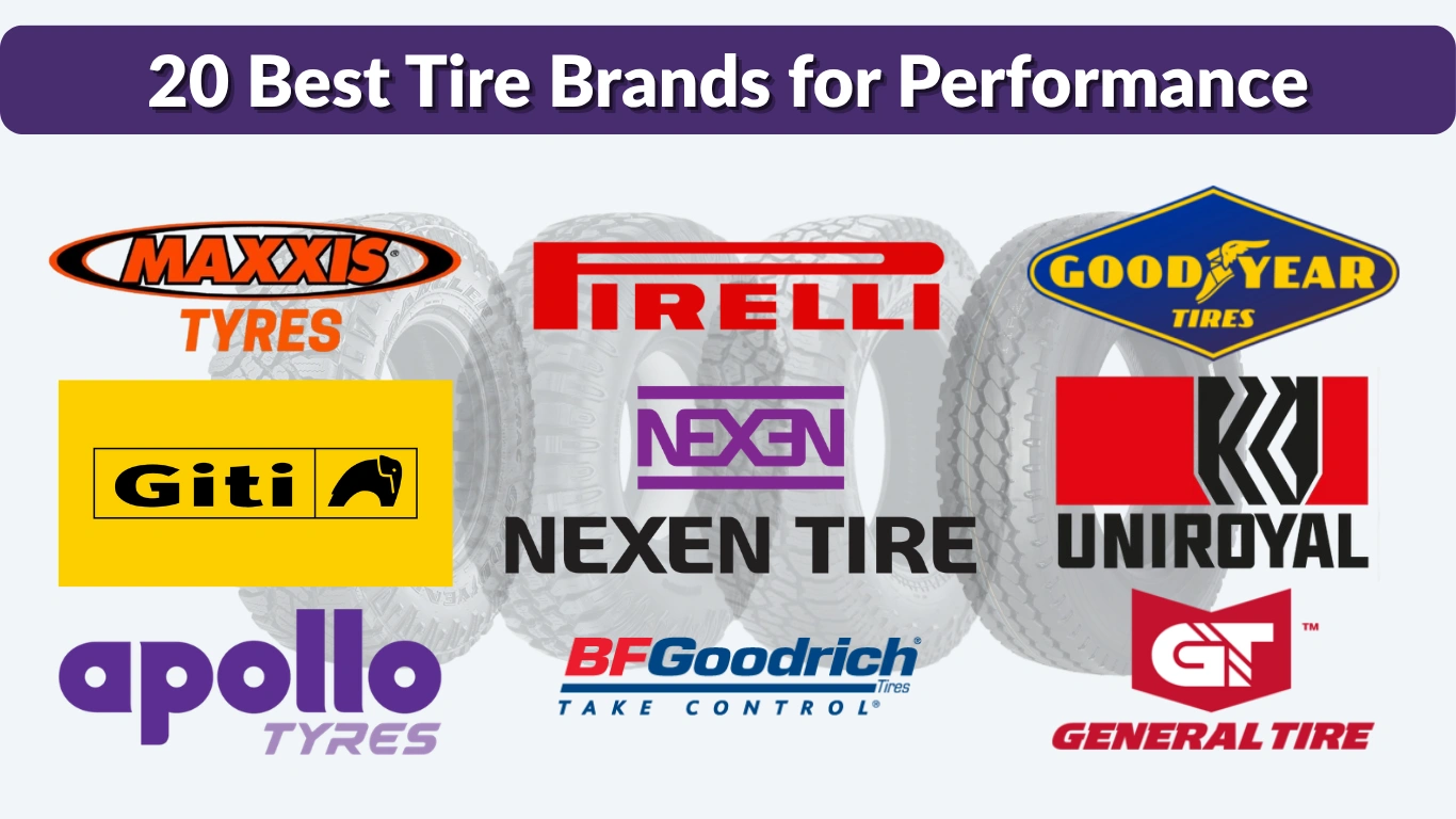 20 Best Tire Brands for Performance and Reliability