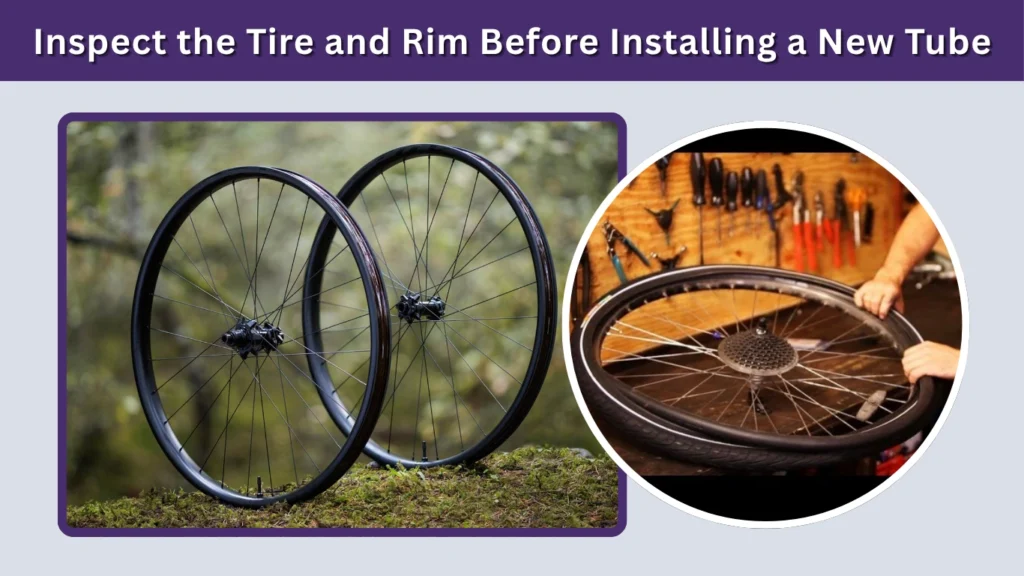 Inspect the Tire and Rim Before Installing a New Tube