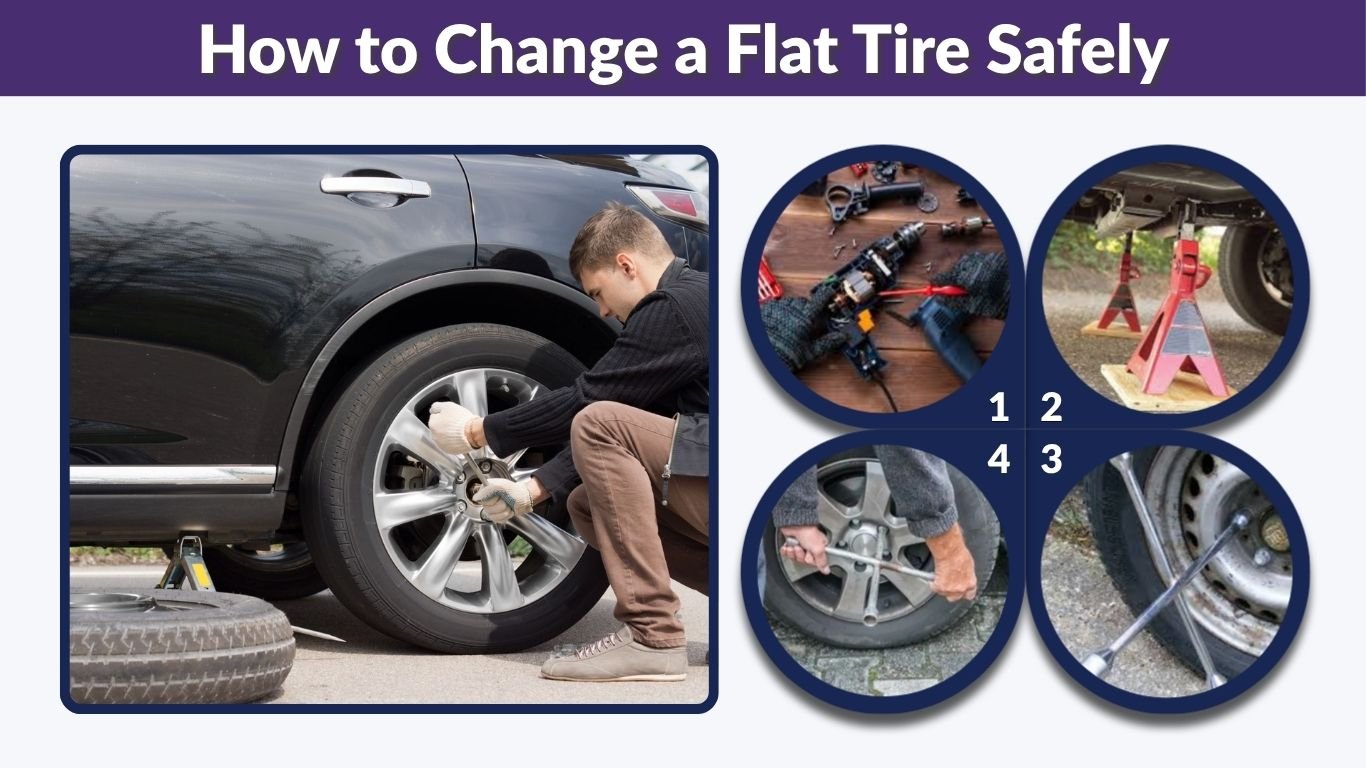 How to Change a Flat Tire Safely: Step-by-Step Guide