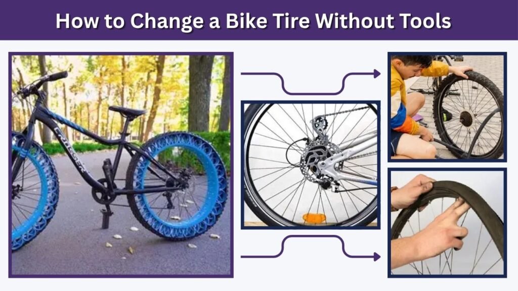 How to Change a Bike Tire Without Tools