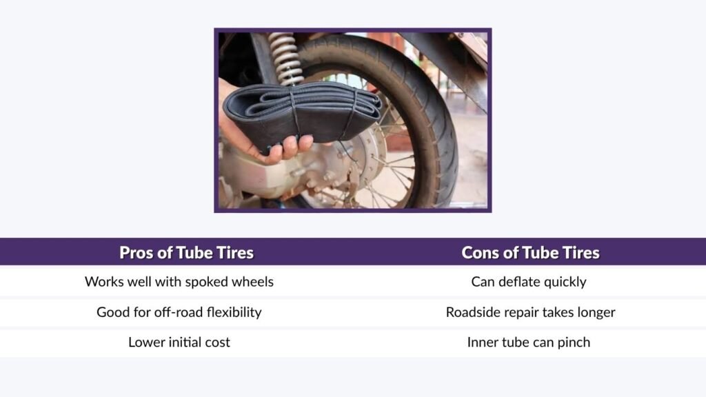 Pros and Cons of Tube Motorcycle Tires