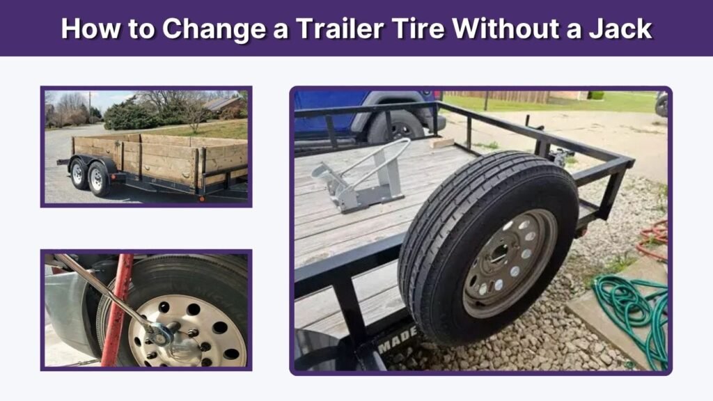 How to Change a Trailer Tire Without a Jack