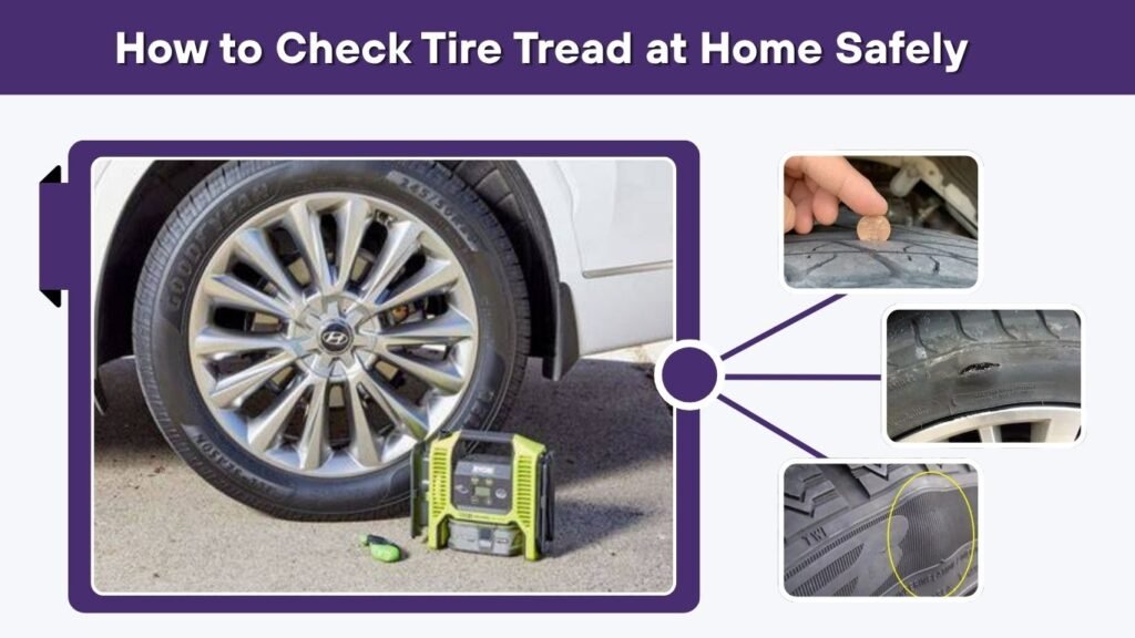 How to Check Tire Tread at Home Safely