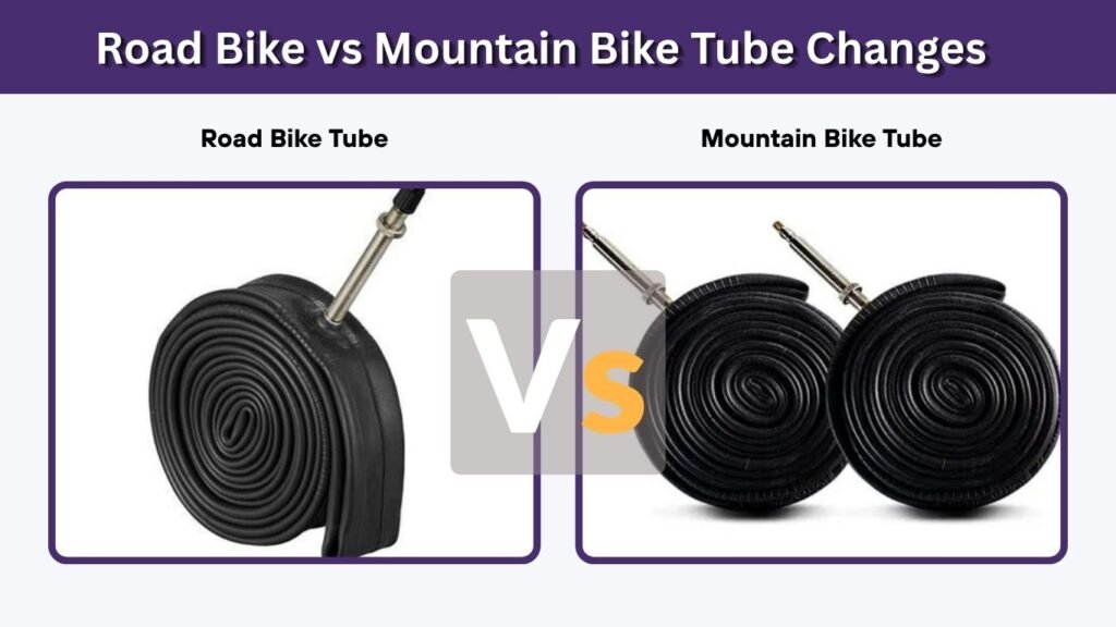 Road Bike vs Mountain Bike Tube Changes