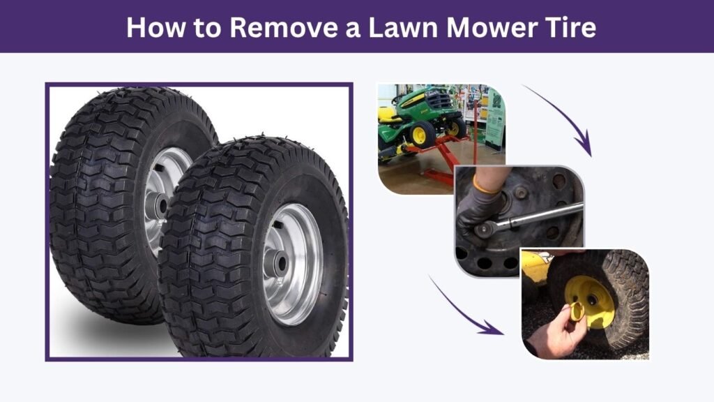 How to Remove a Lawn Mower Tire