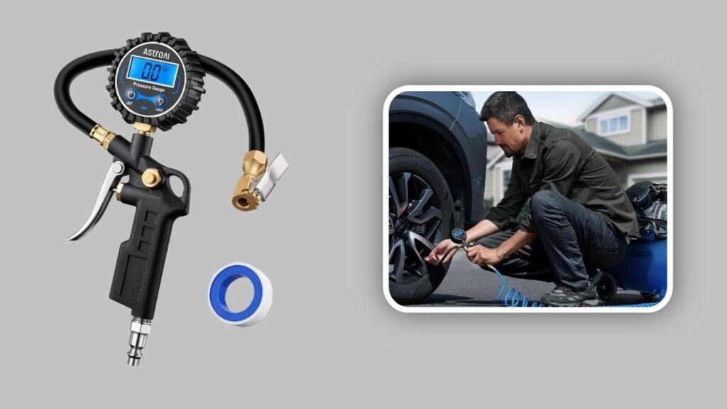 AstroAI Digital Tire Inflator with Pressure Gauge