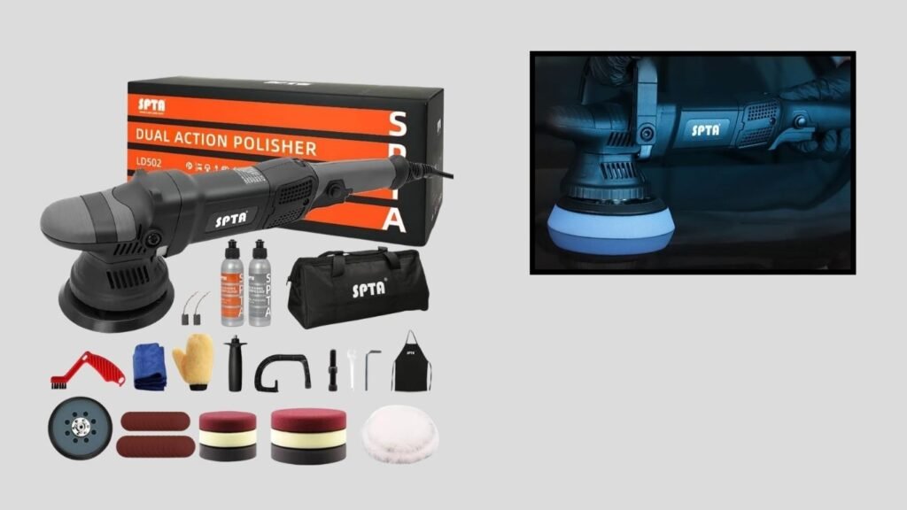 SPTA Car Polisher for Detailing, Polishing & Waxing