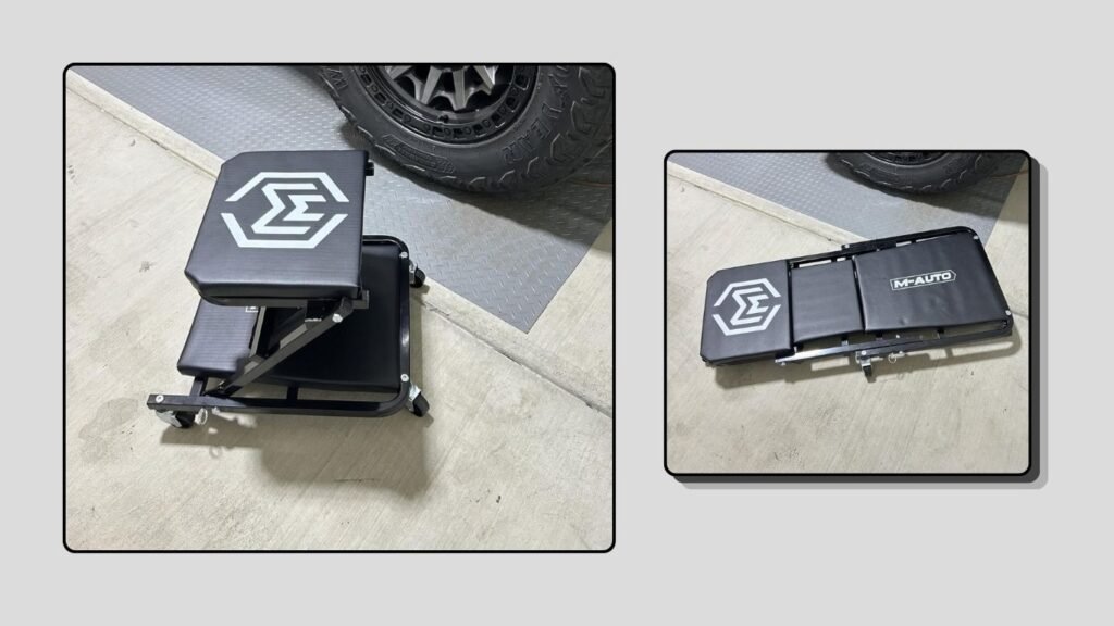 M-AUTO Foldable Adjustable Car Creeper