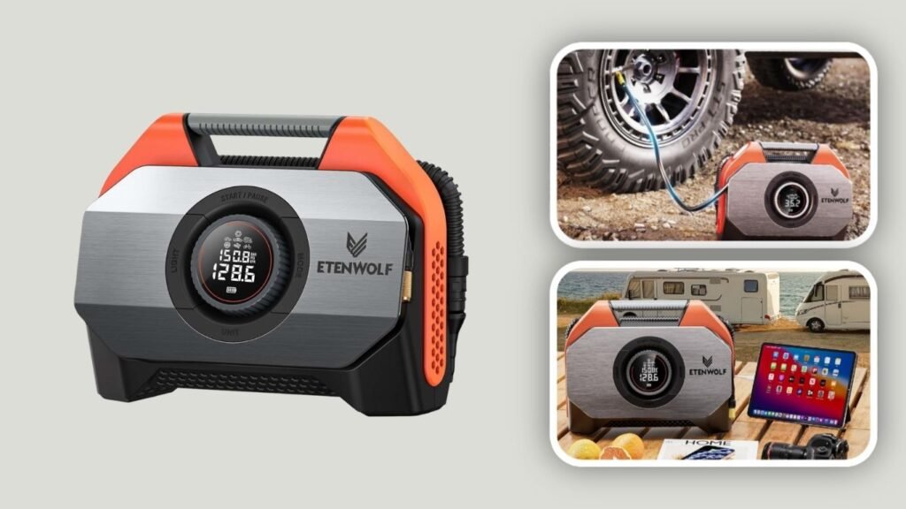ETENWOLF VORTEX S6 – Best Heavy-Duty Portable Inflator