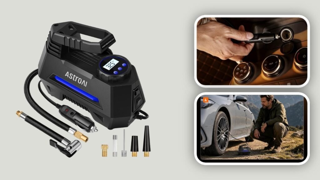 AstroAI AIRUN H Tire Inflator – Best for Everyday Car Use