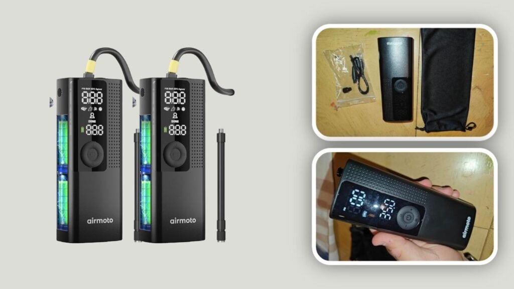 Airmoto Tire Inflator – Best Compact Cordless Option