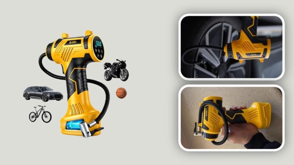 160 PSI Portable Cordless Tire Inflator – Best Compact Backup