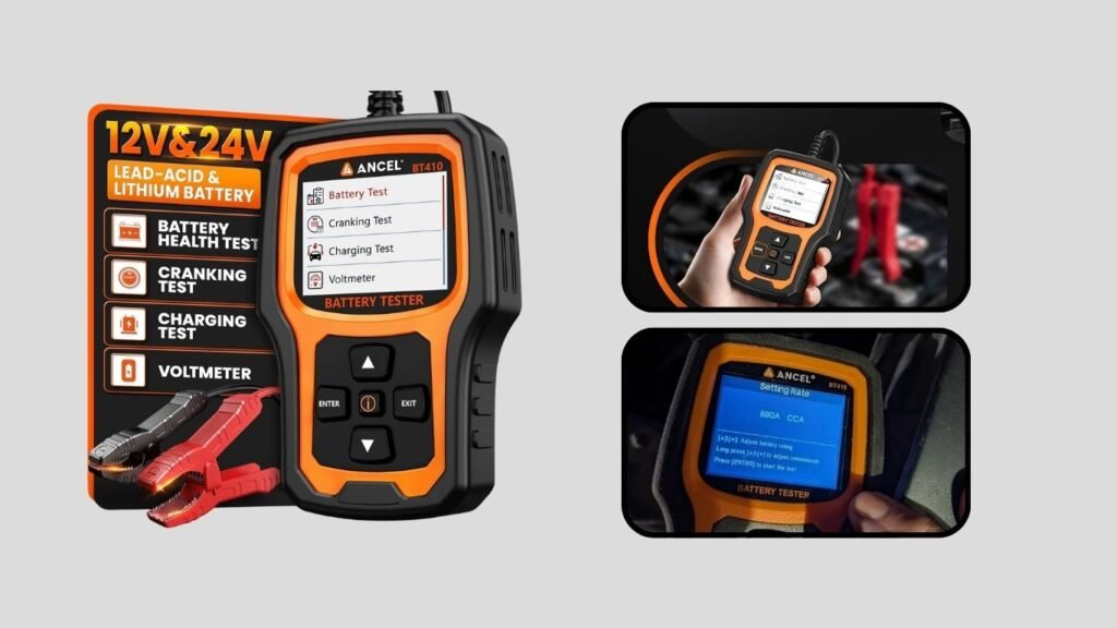 ANCEL BT410 Automotive Battery & Alternator Tester
