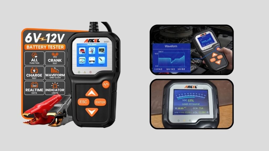 ANCEL BA301 Automotive Battery & Alternator Analyzer