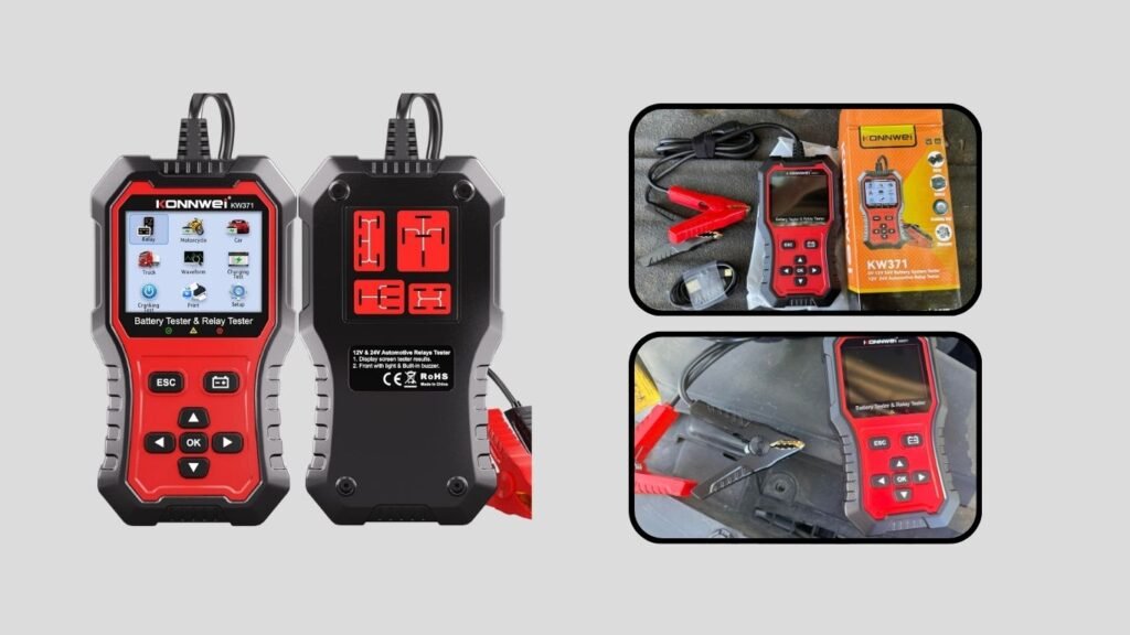 KONNWEI KW371 Battery & Relay Tester
