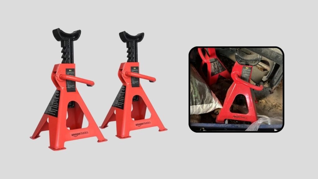 Amazon Basics Steel Jack Stand Set
