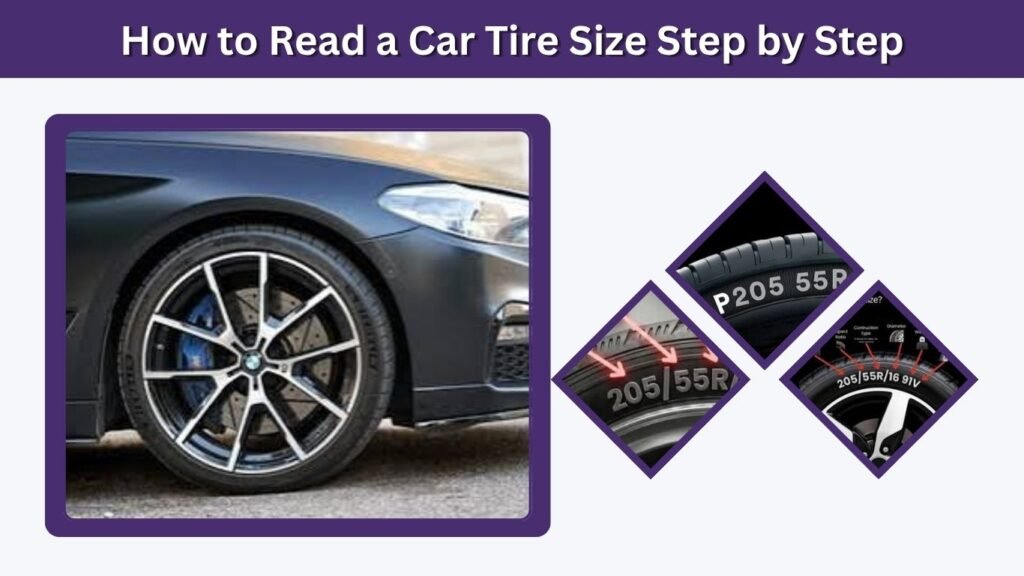 How to Read a Car Tire Size Step by Step