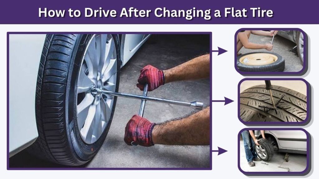 How to Drive After Changing a Flat Tire