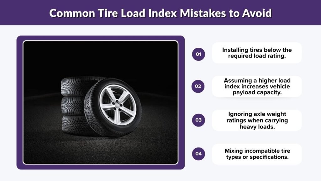 Common Tire Load Index Mistakes to Avoid