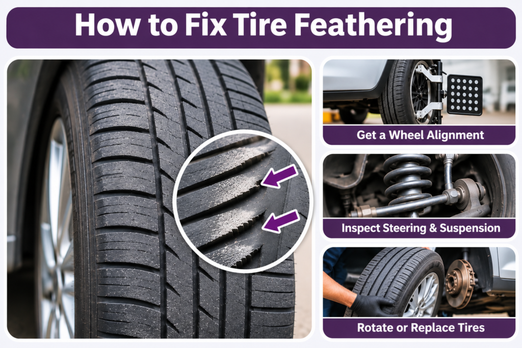 How to Fix Tire Feathering